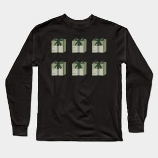 Christmas Gift Tag Pack - green Long Sleeve T-Shirt